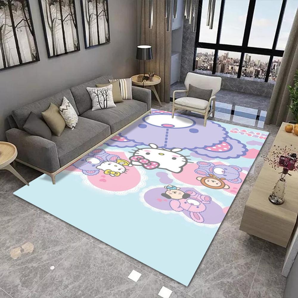 Sanrio Hello Kitty Kawaii Килим для вітальні та спальні приліжковий диван Килимок Рожевий декор кімнати Подарунок для ентузіаста 120*160cm
Sanrio Hello Kitty Kawaii Килим для вітальні та спальні приліжковий диван Килимок Рожевий декор кімнати Подарунок для ентузіаста 120*160cm