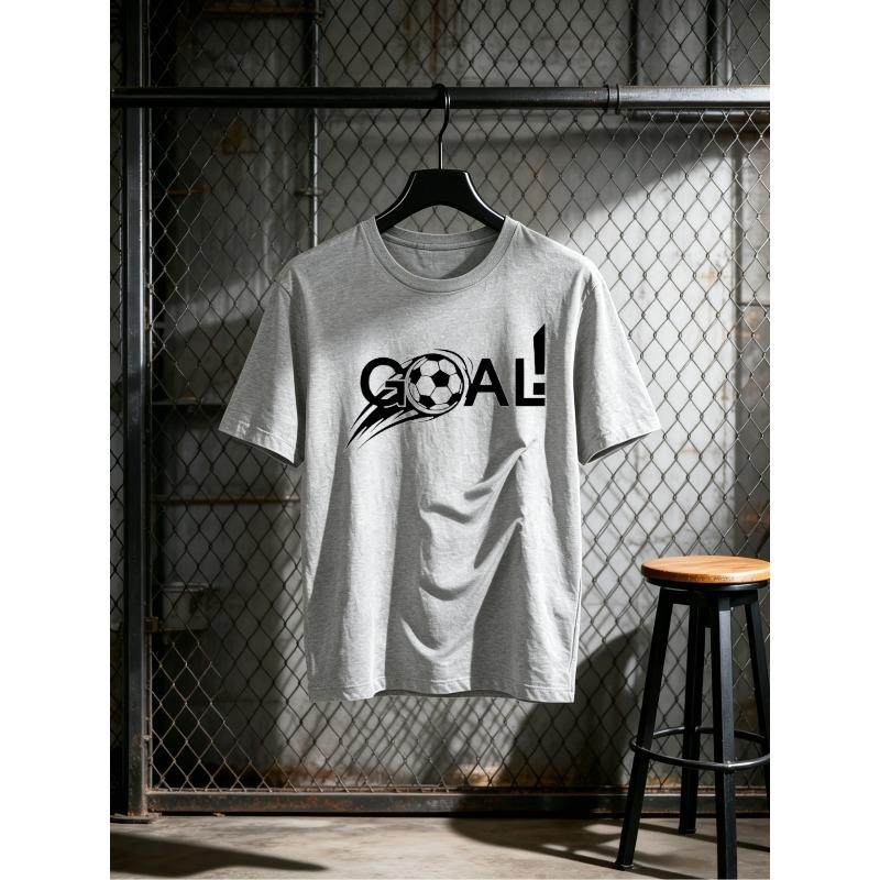 Men Loose Fit Casual Daily T Shirt S Soccer Goal-Themed T-Shirt - Dynamic Line Art Jersey Design Round Neck Short Sleeve Shirt S белый
Men Loose Fit Casual Daily T Shirt S Soccer Goal-Themed T-Shirt - Dynamic Line Art Jersey Design Round Neck Short Sleeve Shirt S белый