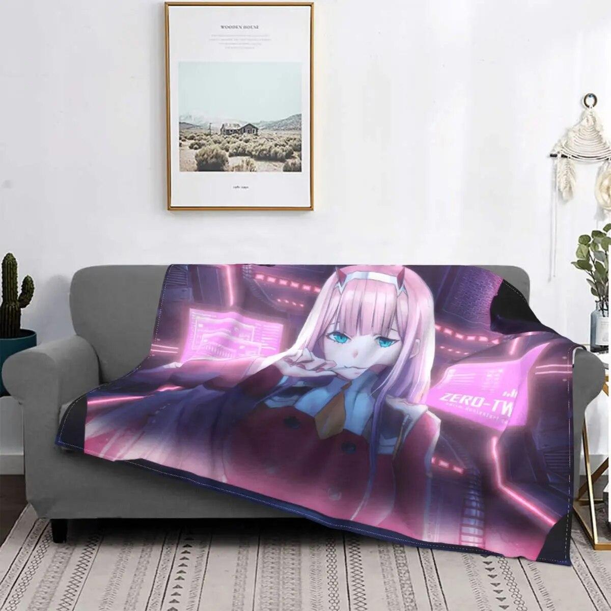 Одеяло «Darling In The Franxx» с бархатным принтом Zero Two 02, универсальное пледы для милых девочек для дома, уличного покрывала
Одеяло «Darling In The Franxx» с бархатным принтом Zero Two 02, универсальное пледы для милых девочек для дома, уличного покрывала