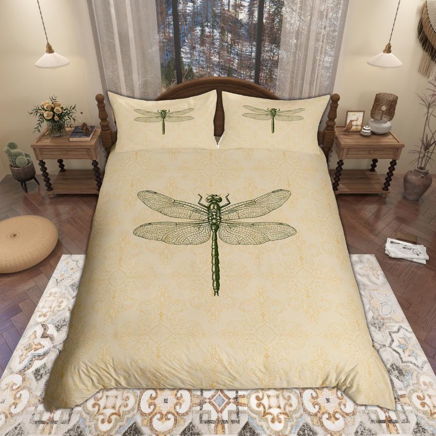 Comforter Homewish Vintage Dragonfly 2Pcs/3Pcs Retro Wildlife Bedding Wild Animal Bed Set Comforter (quilt)-EU Single(135*200cm)3pcs
Comforter Homewish Vintage Dragonfly 2Pcs/3Pcs Retro Wildlife Bedding Wild Animal Bed Set Comforter (quilt)-EU Single(135*200cm)3pcs