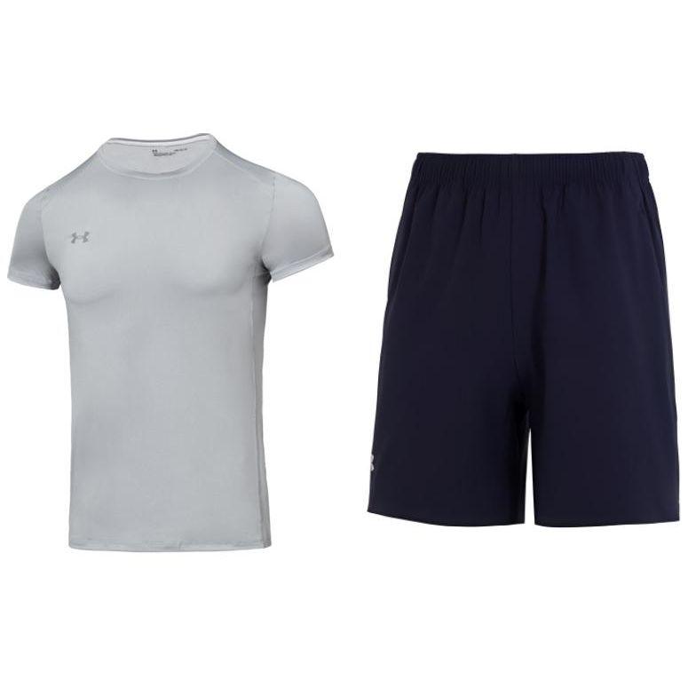 Under Armour Crew Neck Pullover Short Sleeve T-Shirt Mid Rise Breathable Shorts Casual Sports Set Men sets 23500506-011+24500201-409 M
Under Armour Crew Neck Pullover Short Sleeve T-Shirt Mid Rise Breathable Shorts Casual Sports Set Men sets 23500506-011+24500201-409 M