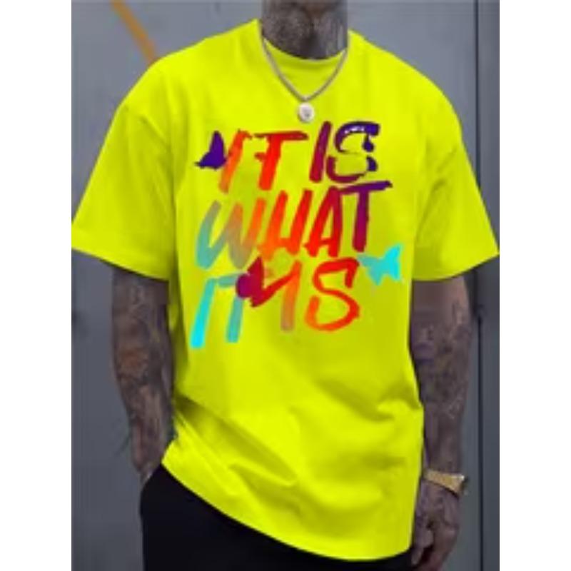 Men s fashionable round neck T-shirt, versatile short sleeves, travel/summer/beach 6XL
Men s fashionable round neck T-shirt, versatile short sleeves, travel/summer/beach 6XL