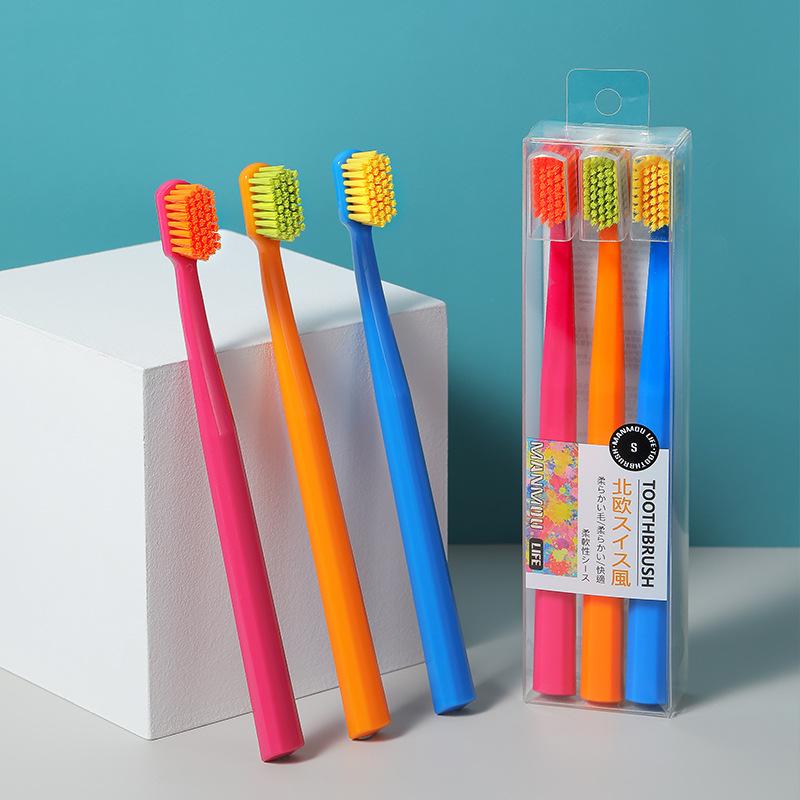 Colorful Adult Toothbrush Household Soft And Fine Plant Hair High Quality Daily Cleaning Toothbrush Gingiva Protection Oral Tool
Colorful Adult Toothbrush Household Soft And Fine Plant Hair High Quality Daily Cleaning Toothbrush Gingiva Protection Oral Tool