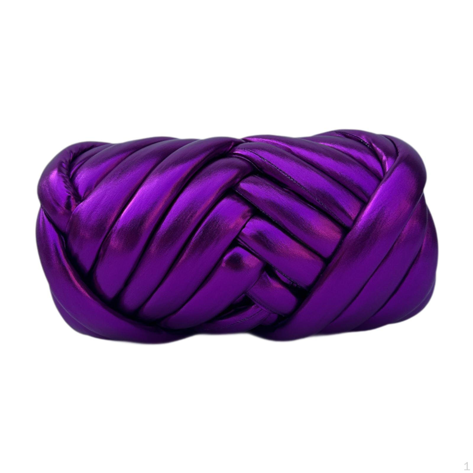 500 г Пряжі Jumbo для В язання Гачком Пледів Та Подушок Purple
500 г Пряжі Jumbo для В язання Гачком Пледів Та Подушок Purple