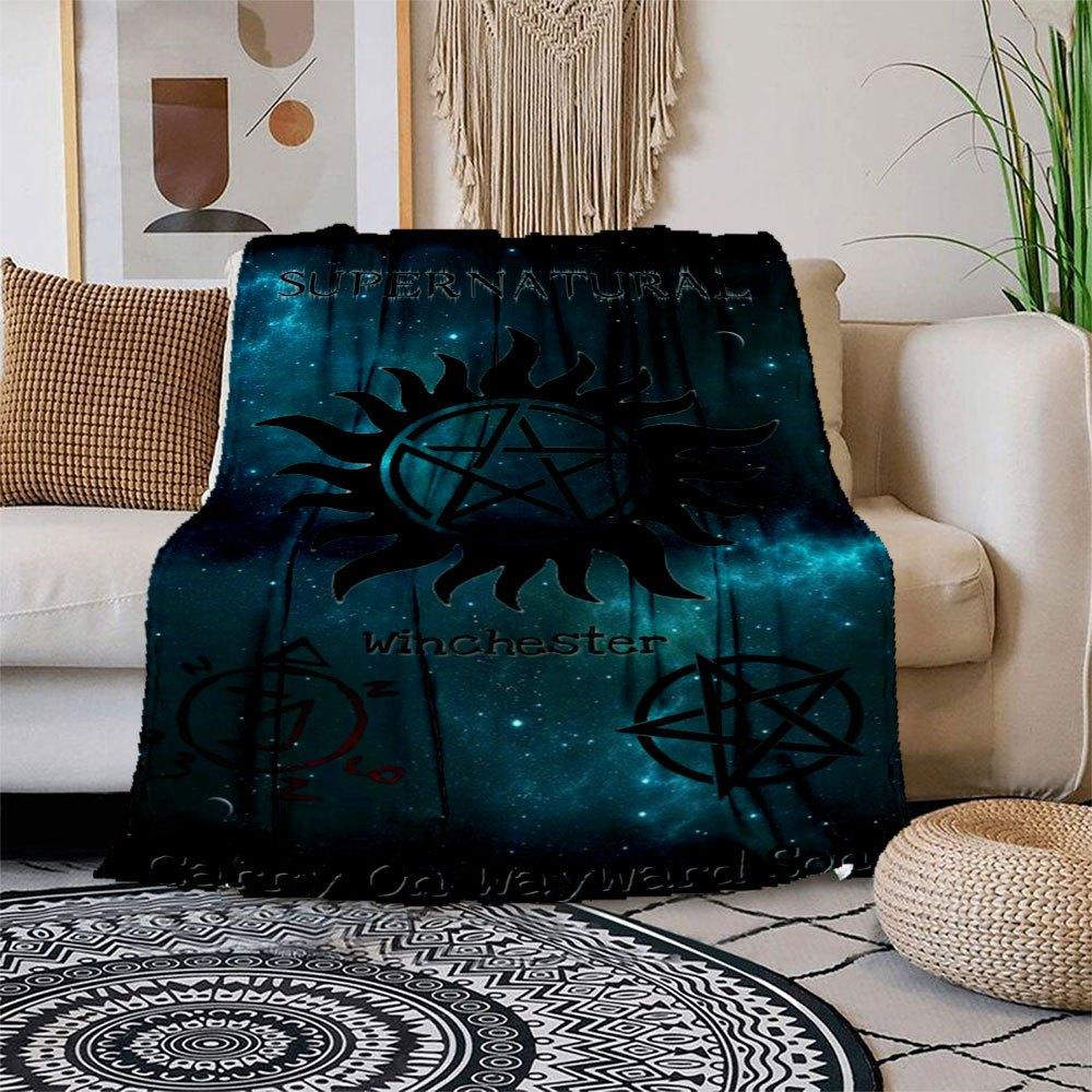 Supernatural Winchester Phone Case CoverBlanket Flannel Throw Blanket for Sofa, Bed, Travel, Camping, Office, Couch, Chair, And Bed Gift for 150x180cm
Supernatural Winchester Phone Case CoverBlanket Flannel Throw Blanket for Sofa, Bed, Travel, Camping, Office, Couch, Chair, And Bed Gift for 150x180cm