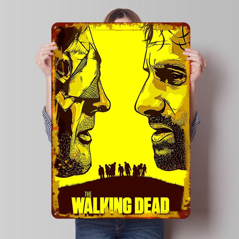 The Walking Dead Confrontation Tin Plaque Poster Customized Wall Art Retro Vintage Metal Signs for Man Cave Garage Decoration 7.9x11.8In(20x30cm)
The Walking Dead Confrontation Tin Plaque Poster Customized Wall Art Retro Vintage Metal Signs for Man Cave Garage Decoration 7.9x11.8In(20x30cm)