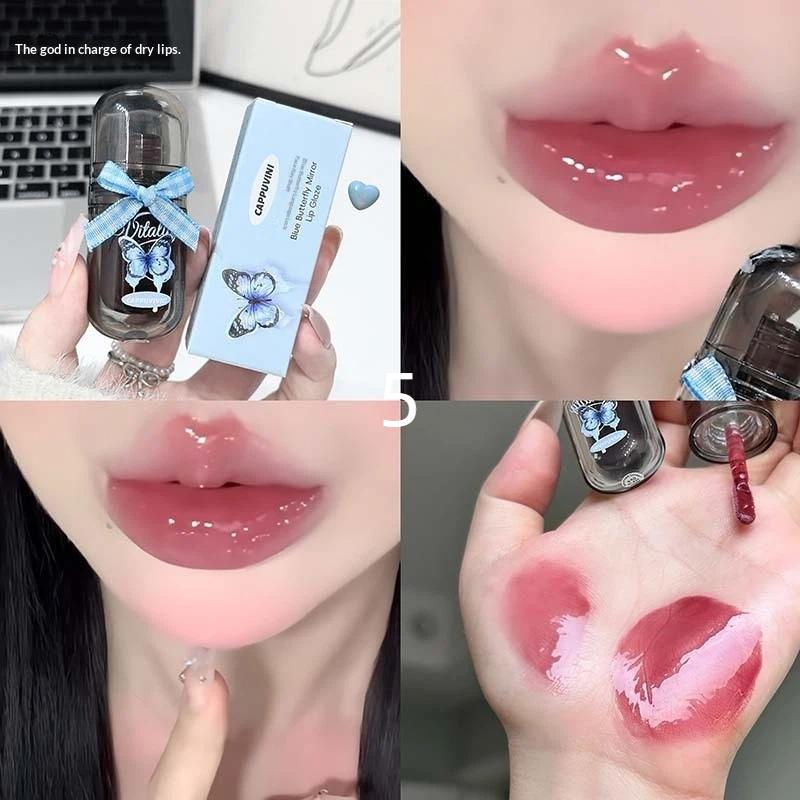 Cappuvini Water Light Lip Glaze Mirror Lipstick Lip Gloss Hydrating Moisturizing Coloring Long Lasting Autumn Winter Lipstick
Cappuvini Water Light Lip Glaze Mirror Lipstick Lip Gloss Hydrating Moisturizing Coloring Long Lasting Autumn Winter Lipstick