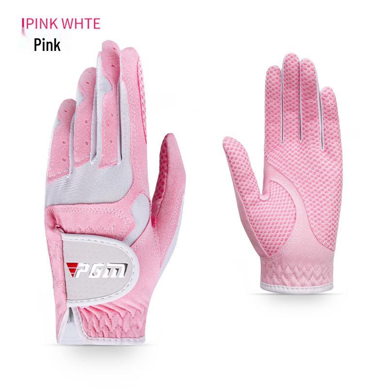 PGM Women s Non-Slip Golf Gloves - Pair for Left & Right Hands, Professional Outdoor Grip Size 21 рожевий/білий
PGM Women s Non-Slip Golf Gloves - Pair for Left & Right Hands, Professional Outdoor Grip Size 21 рожевий/білий