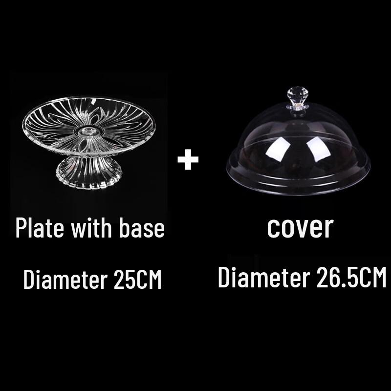 Transparent Plastic Food Display Cover with Base
Transparent Plastic Food Display Cover with Base