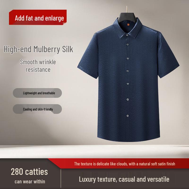 Dibinze Men s Plus Size Mulberry Silk Blend Polo Shirt 7XL/210
Dibinze Men s Plus Size Mulberry Silk Blend Polo Shirt 7XL/210