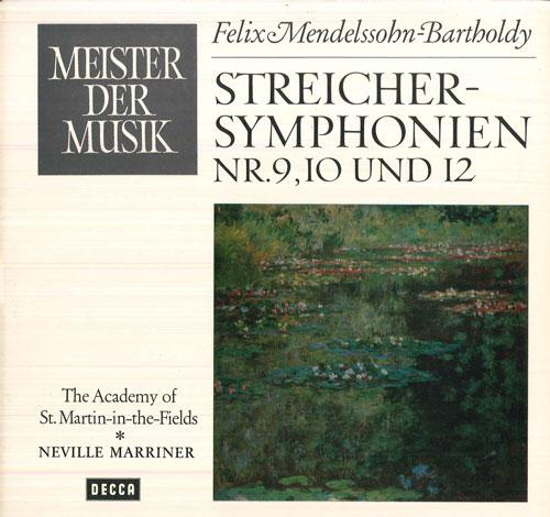 LP Record NEVILLE MARRINER ACADEMY OF ST MAR Mendelssohn Streicher Symphonie C M SMD1107 DECCA Germany Classical Used
LP Record NEVILLE MARRINER ACADEMY OF ST MAR Mendelssohn Streicher Symphonie C M SMD1107 DECCA Germany Classical Used