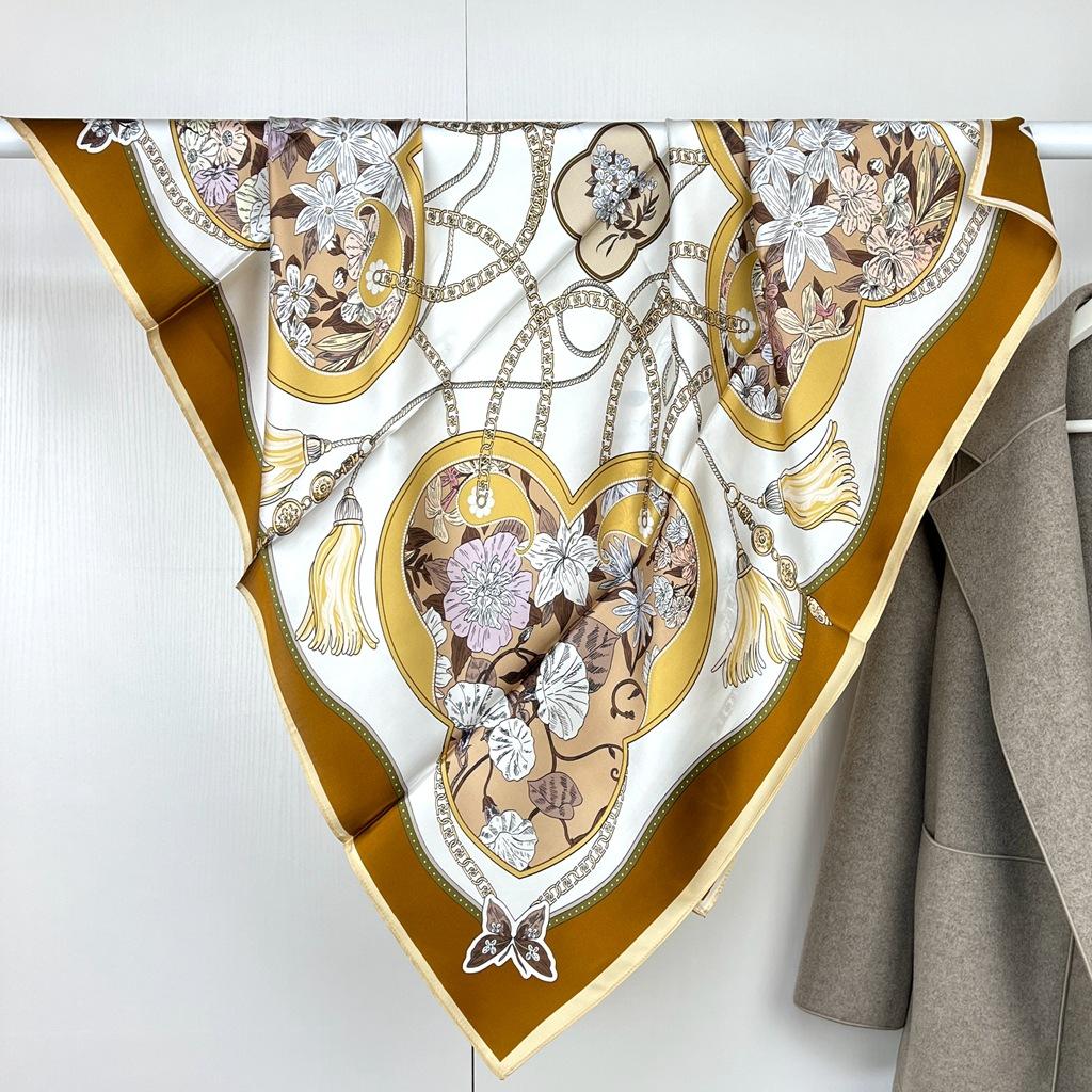 Silk Satin Square Scarf Women S 90Cm Mulberry Silk Silk Scarf Style Spring Versatile 88X88CM
Silk Satin Square Scarf Women S 90Cm Mulberry Silk Silk Scarf Style Spring Versatile 88X88CM