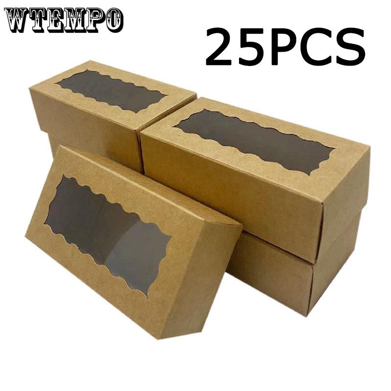 WTEMPO Simple Clear Window Kraft Paper Gift Boxes Foldable DIY Small Presents Packaging Boxes Perfect for Birthday Wedding and Other Festivals! 25pcs хаки
WTEMPO Simple Clear Window Kraft Paper Gift Boxes Foldable DIY Small Presents Packaging Boxes Perfect for Birthday Wedding and Other Festivals! 25pcs хаки