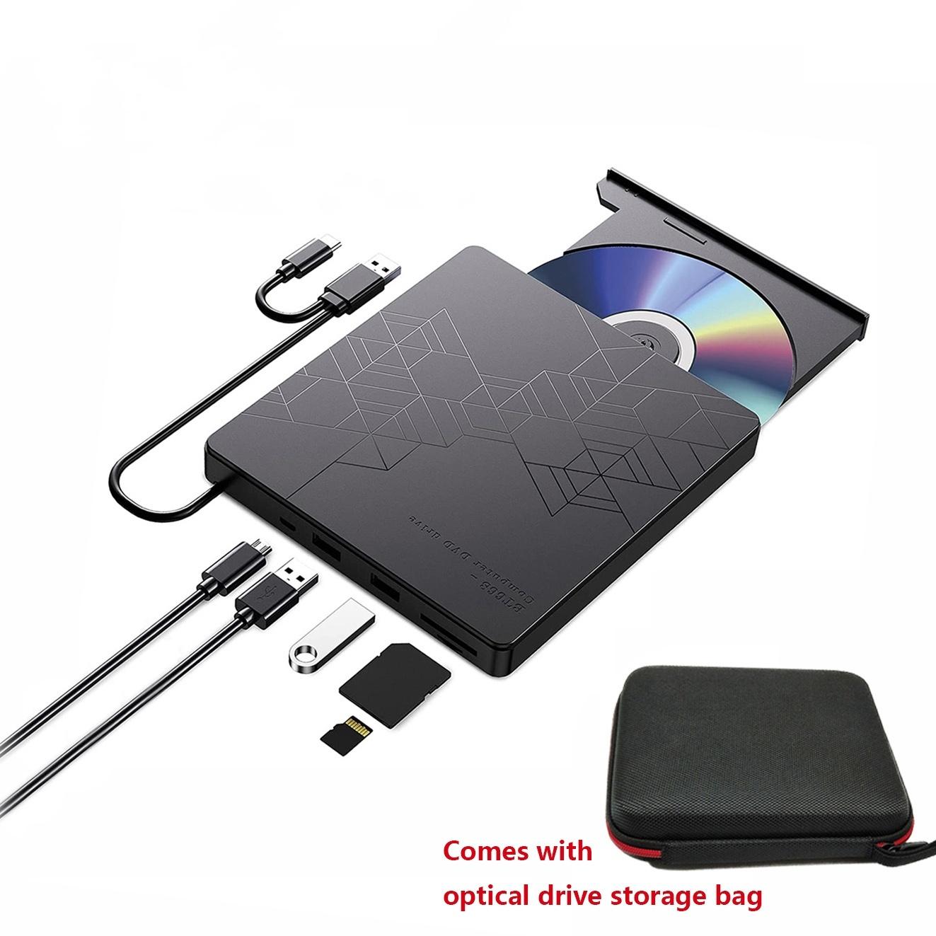 5 in 1External DVD CD Drive for Laptop PC Windows11 10 Mac CD/DVD -/+RW Optical Drives with Storage Bag DVD Burner Reader Player
5 in 1External DVD CD Drive for Laptop PC Windows11 10 Mac CD/DVD -/+RW Optical Drives with Storage Bag DVD Burner Reader Player