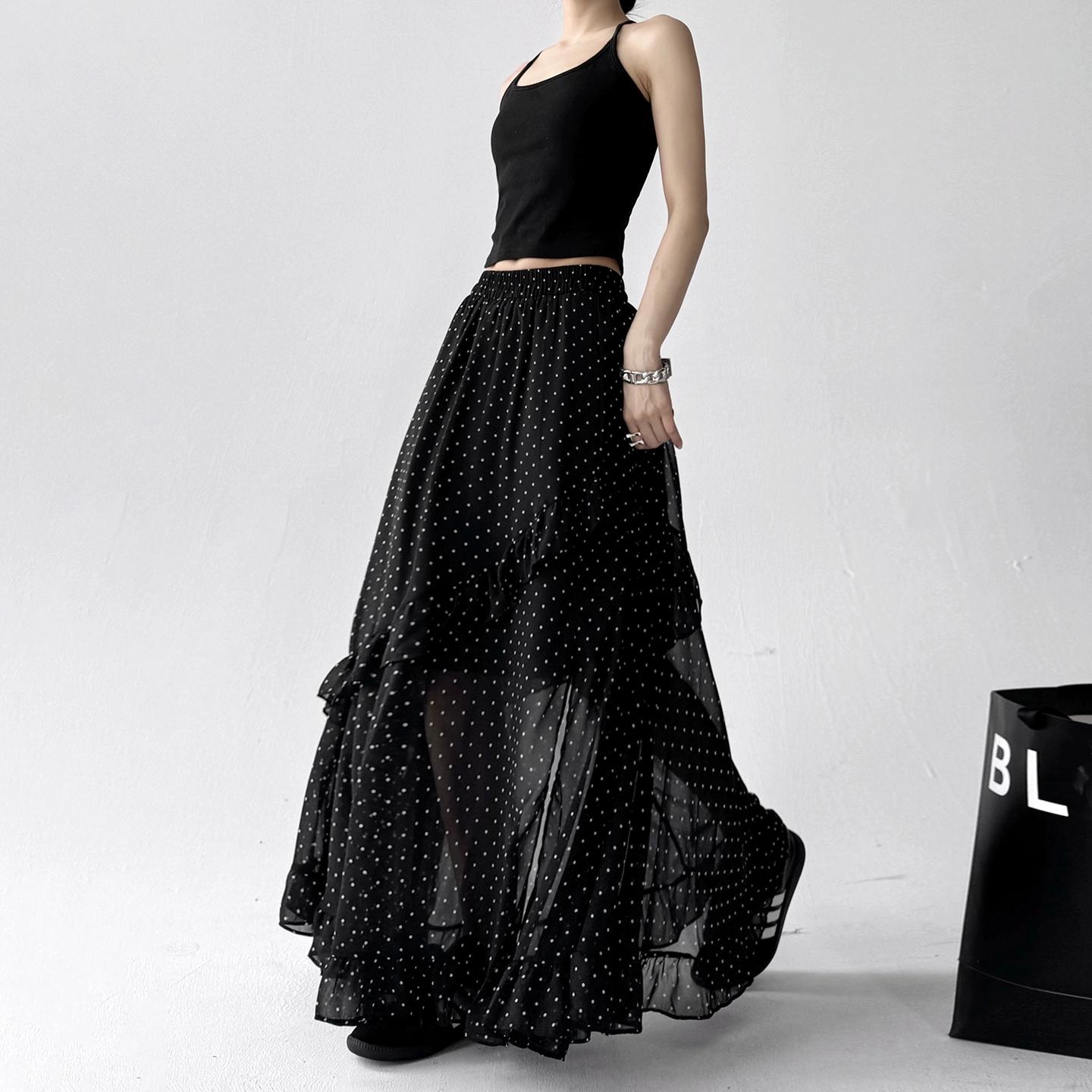 DIMANAF 2025 Summer Women New Skirts Dot Elastic Waist Pleated Red Elegant Skirts one size чорний
DIMANAF 2025 Summer Women New Skirts Dot Elastic Waist Pleated Red Elegant Skirts one size чорний