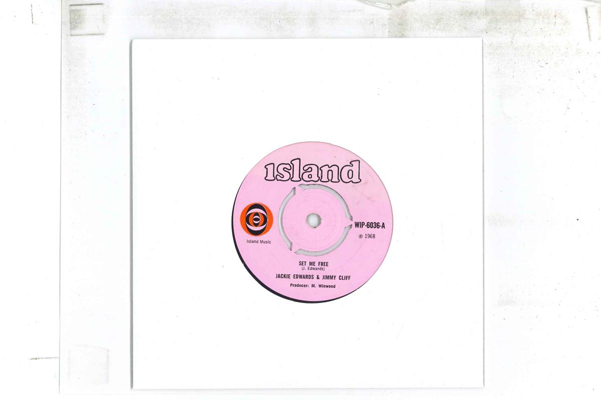 7inch Record JACKIE EDWARDS, JIMMY CLIFF - Set Me Free / Here I Come WIP6036 ISLAND 1968 UK Soul/Funk Used
7inch Record JACKIE EDWARDS, JIMMY CLIFF - Set Me Free / Here I Come WIP6036 ISLAND 1968 UK Soul/Funk Used