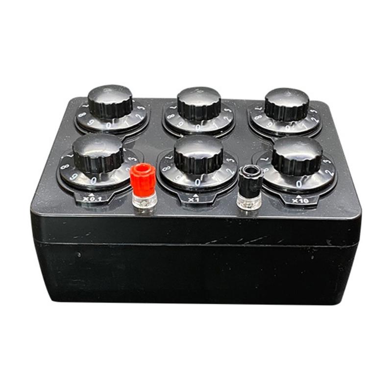 Educational Resistance Box 6 Gear Adjustable Variable Resistor Box Physics Teaching Aid For Science Education Laboratory 1
Educational Resistance Box 6 Gear Adjustable Variable Resistor Box Physics Teaching Aid For Science Education Laboratory 1