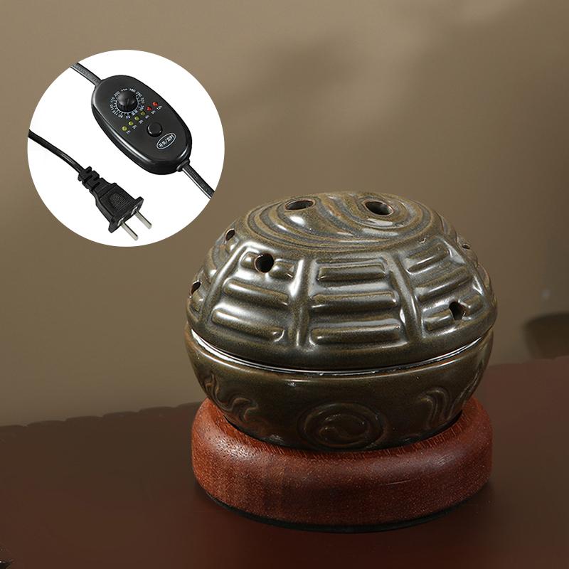 220V Electronic Incense Burner Taiji Ceramic Essential Oil Burner Timing Adjustable Temperature Aromatherapy Burner for Agarwood коричневый
220V Electronic Incense Burner Taiji Ceramic Essential Oil Burner Timing Adjustable Temperature Aromatherapy Burner for Agarwood коричневый