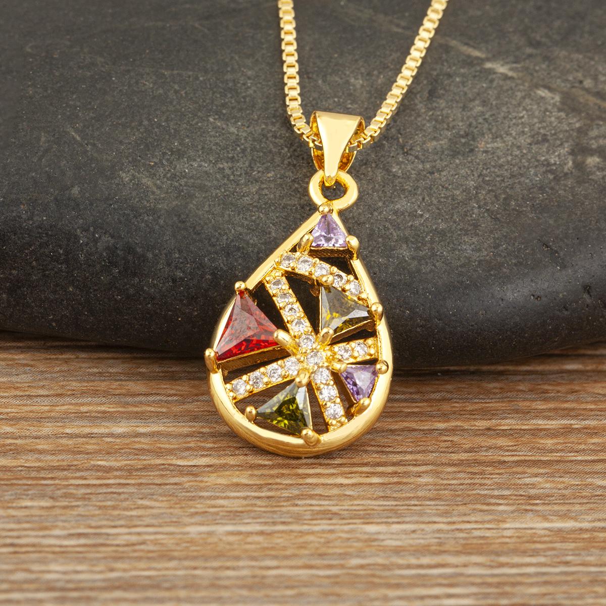Nidin High Quality Water-drop Shape Shiny Crystal Zircon Pendant Necklace For Women Female Delicate Fashion Jewelry Accessories
Nidin High Quality Water-drop Shape Shiny Crystal Zircon Pendant Necklace For Women Female Delicate Fashion Jewelry Accessories