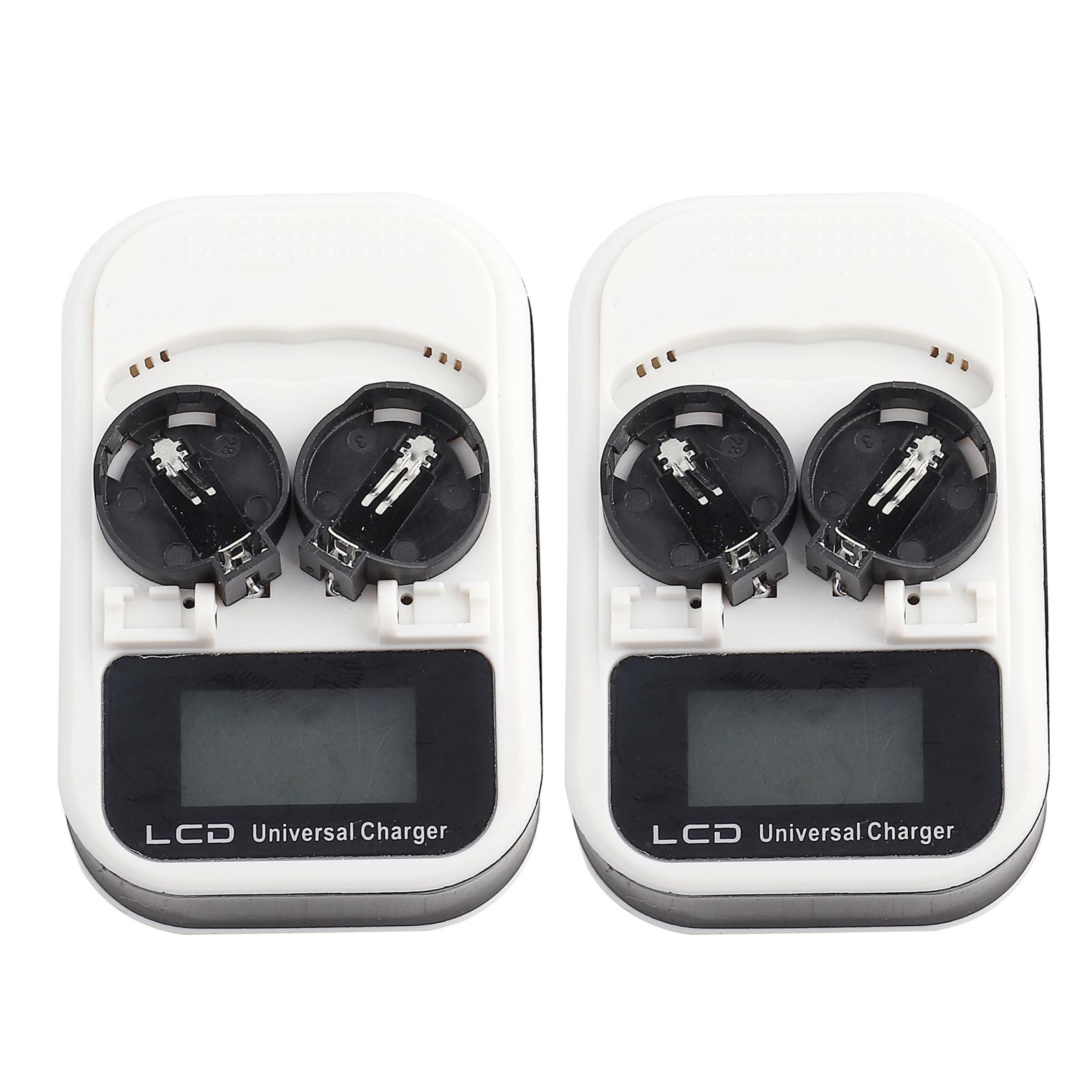2Pcs Charger Rechargeable LCD Display for LIR2016 LIR2025 LIR2032 Button Lithium Battery
2Pcs Charger Rechargeable LCD Display for LIR2016 LIR2025 LIR2032 Button Lithium Battery
