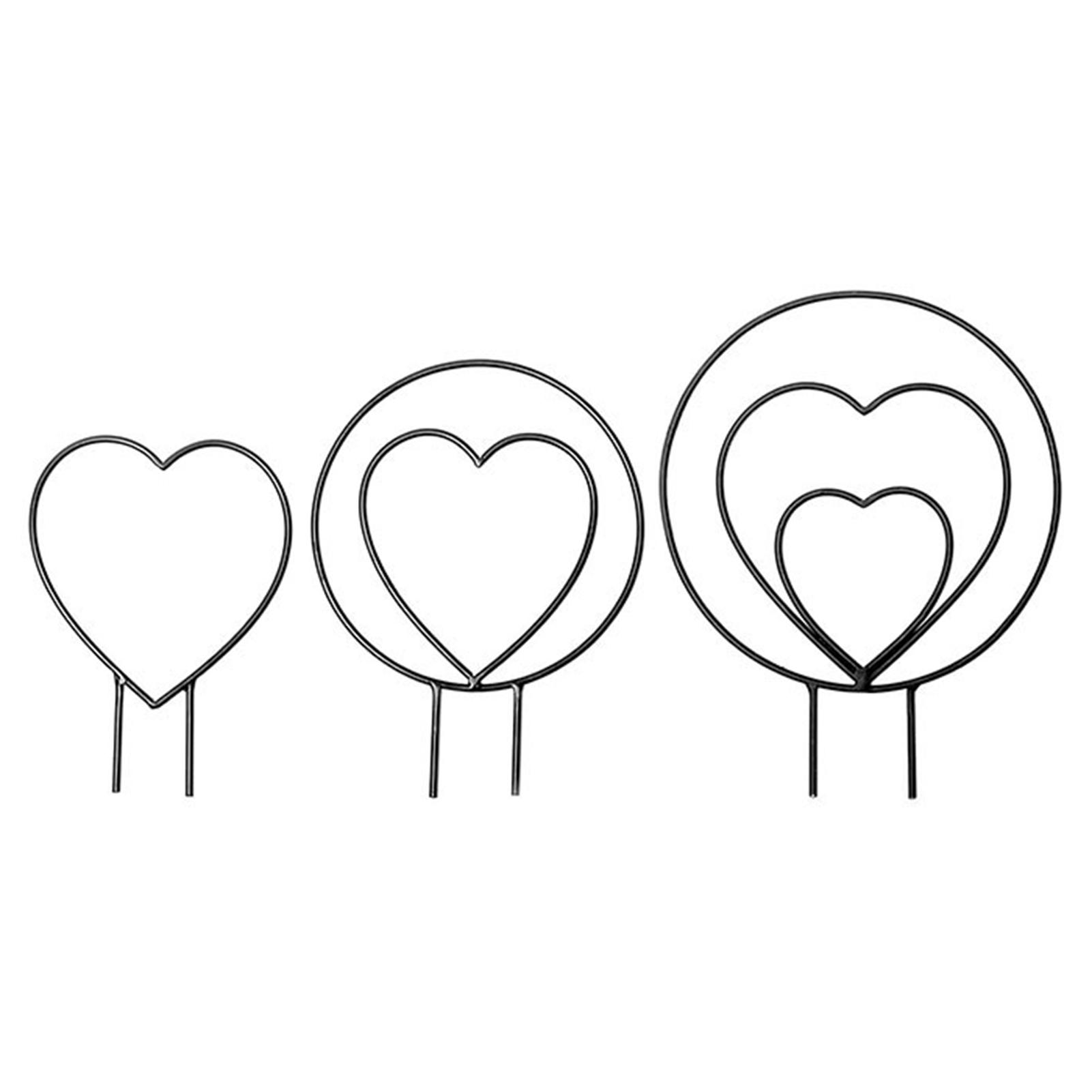 3PCS Iron Plant Climbing Frame Round Heart Shape Design for Turtle Vine-Clematis
3PCS Iron Plant Climbing Frame Round Heart Shape Design for Turtle Vine-Clematis