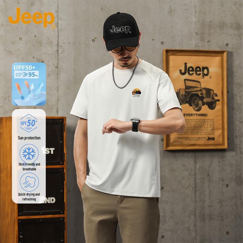 JEEP Men s Quick-Dry UV Protection Short Sleeve T-Shirt L
JEEP Men s Quick-Dry UV Protection Short Sleeve T-Shirt L