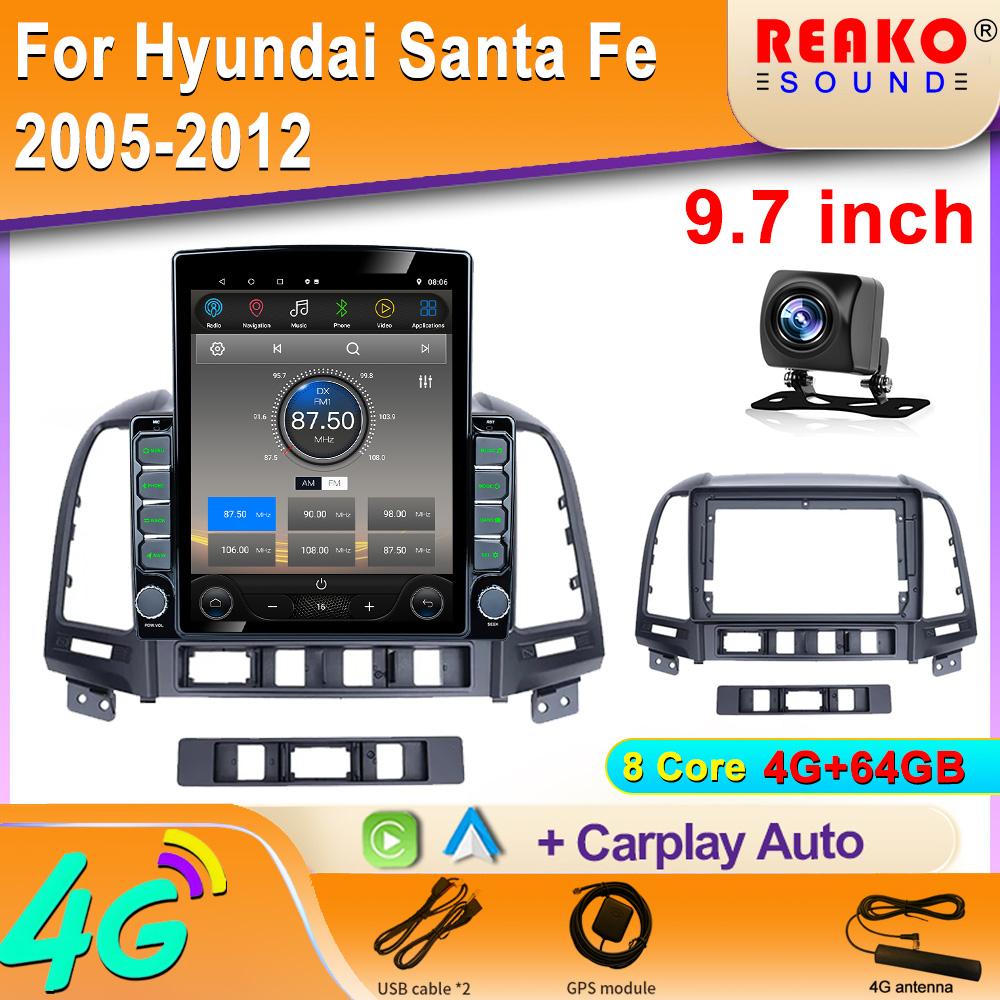 9,7-дюймовый вертикальный экран Tesla Android Hyundai Santa Fe 2005-2012 Мультимедийный видеоплеер Carplay GPS-навигатор Экран 8 core 4GB+64GB
9,7-дюймовый вертикальный экран Tesla Android Hyundai Santa Fe 2005-2012 Мультимедийный видеоплеер Carplay GPS-навигатор Экран 8 core 4GB+64GB
