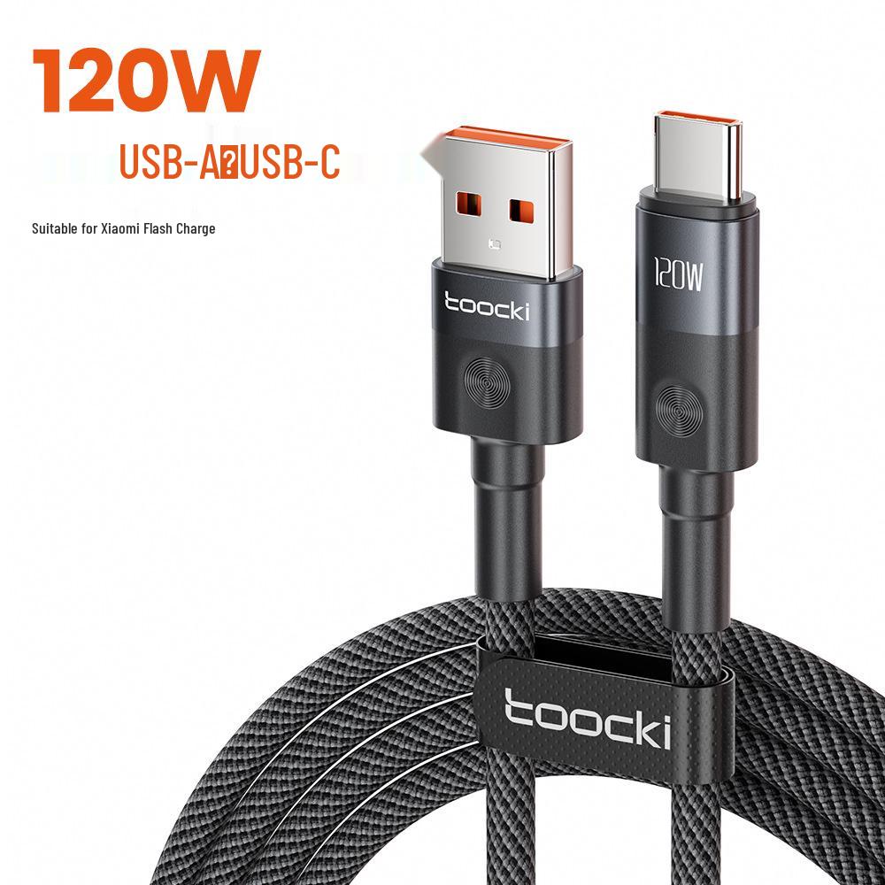 Toocki 120W Fast Charger & 90W Super Flash Charging Cable for Xiaomi 17 - Gold Standard, Braided Mesh Tail K80 1 Meter
Toocki 120W Fast Charger & 90W Super Flash Charging Cable for Xiaomi 17 - Gold Standard, Braided Mesh Tail K80 1 Meter