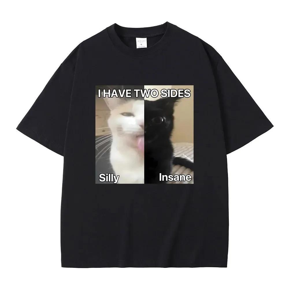 Humorous TwoSided Cat Graphic TShirt Casual Daily Short Sleeve Tee for Unisex Women Unique Contrasting Cat Personality Design Top 4XL
Humorous TwoSided Cat Graphic TShirt Casual Daily Short Sleeve Tee for Unisex Women Unique Contrasting Cat Personality Design Top 4XL