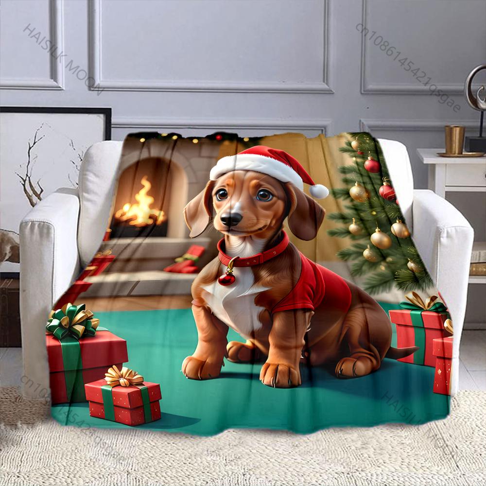 Multi-size Christmas Dachshund Blanket Warm Soft Luxury Gifts for Children Adults Suitable for Home Bed Sofa Travel Camping 75x90cm
Multi-size Christmas Dachshund Blanket Warm Soft Luxury Gifts for Children Adults Suitable for Home Bed Sofa Travel Camping 75x90cm