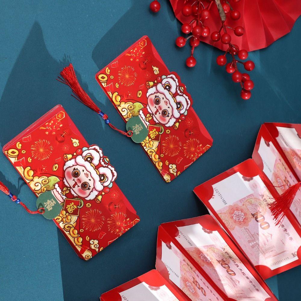 DIY Packing Lion Awakening Red Packet Cartoon 2025 Red Envelope Bag Blessing Gift Style 3
DIY Packing Lion Awakening Red Packet Cartoon 2025 Red Envelope Bag Blessing Gift Style 3