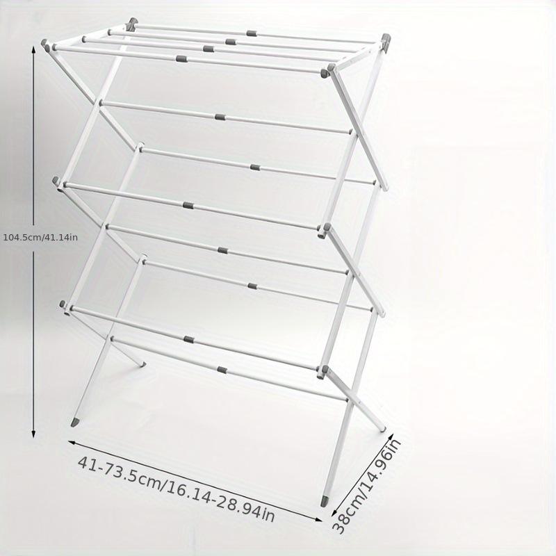 Sturdy Folding Drying Rack, Space-Saving Laundry Organizer for Home, Convenient Foldable Clothes Drying Hanger
Sturdy Folding Drying Rack, Space-Saving Laundry Organizer for Home, Convenient Foldable Clothes Drying Hanger