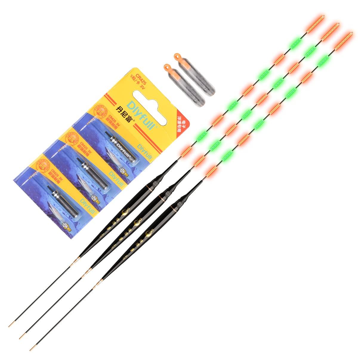 KINGKOO Fishing Electric Night Hera Fishing Hera Length 3 9 Electronic Electric Night Fishing Innovative Reversible Battery (Night Color) Float,
KINGKOO Fishing Electric Night Hera Fishing Hera Length 3 9 Electronic Electric Night Fishing Innovative Reversible Battery (Night Color) Float,