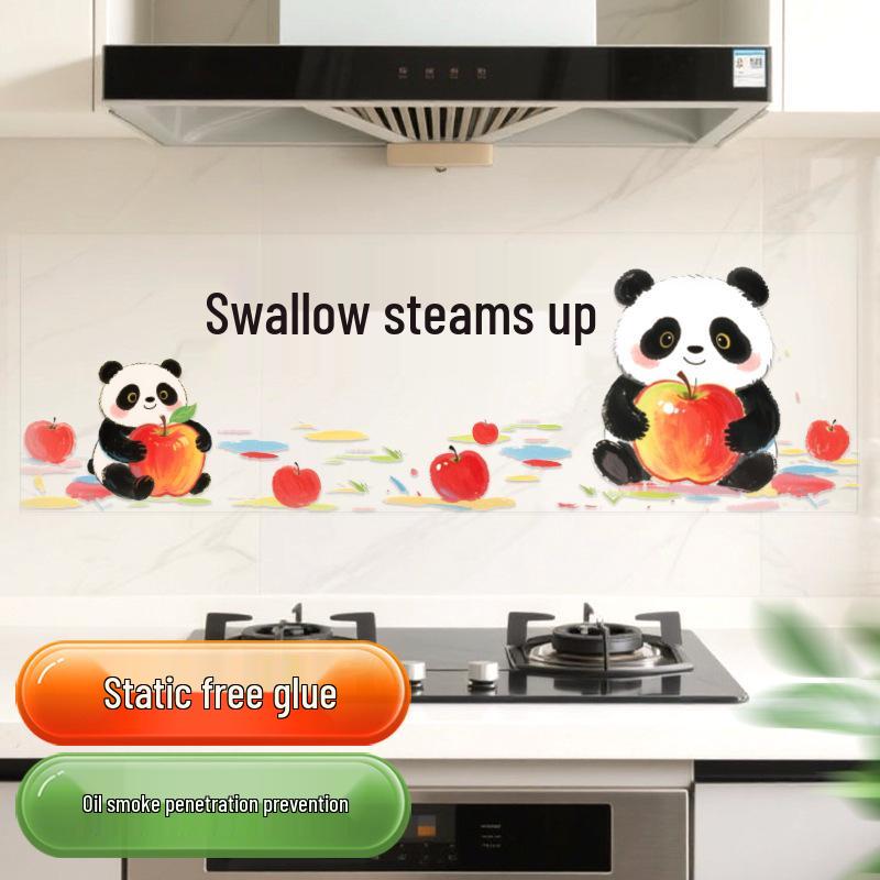 Кухонные наклейки на стену, устойчивые к маслу, с пандой - Декор для новоселья
Кухонные наклейки на стену, устойчивые к маслу, с пандой - Декор для новоселья