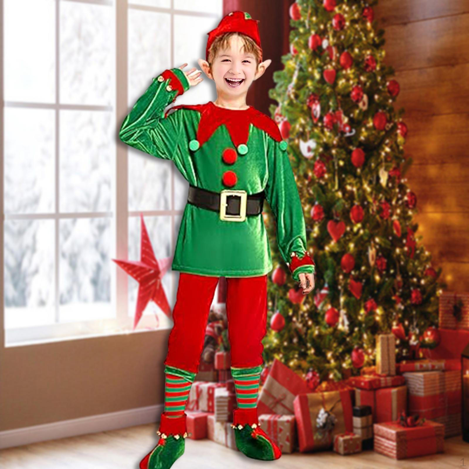 Детский костюм эльфа со шляпой, обувью и поясом для праздничных мероприятий 120cm
Детский костюм эльфа со шляпой, обувью и поясом для праздничных мероприятий 120cm