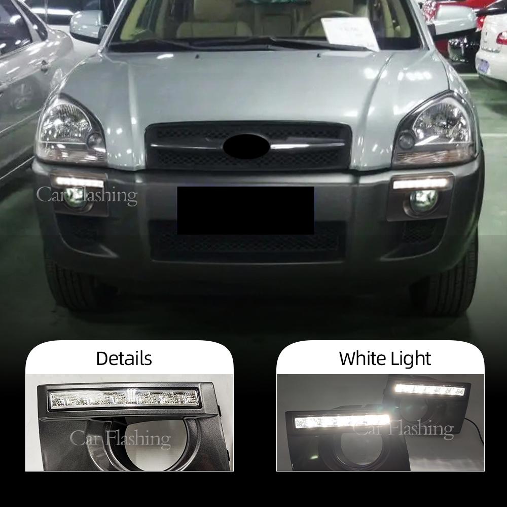 2 шт. светодиодные дневные ходовые огни для Hyundai Tucson 2005 2006 2007 2008 2009 дневной свет DRL противотуманные фары крышка противотуманной фары
2 шт. светодиодные дневные ходовые огни для Hyundai Tucson 2005 2006 2007 2008 2009 дневной свет DRL противотуманные фары крышка противотуманной фары