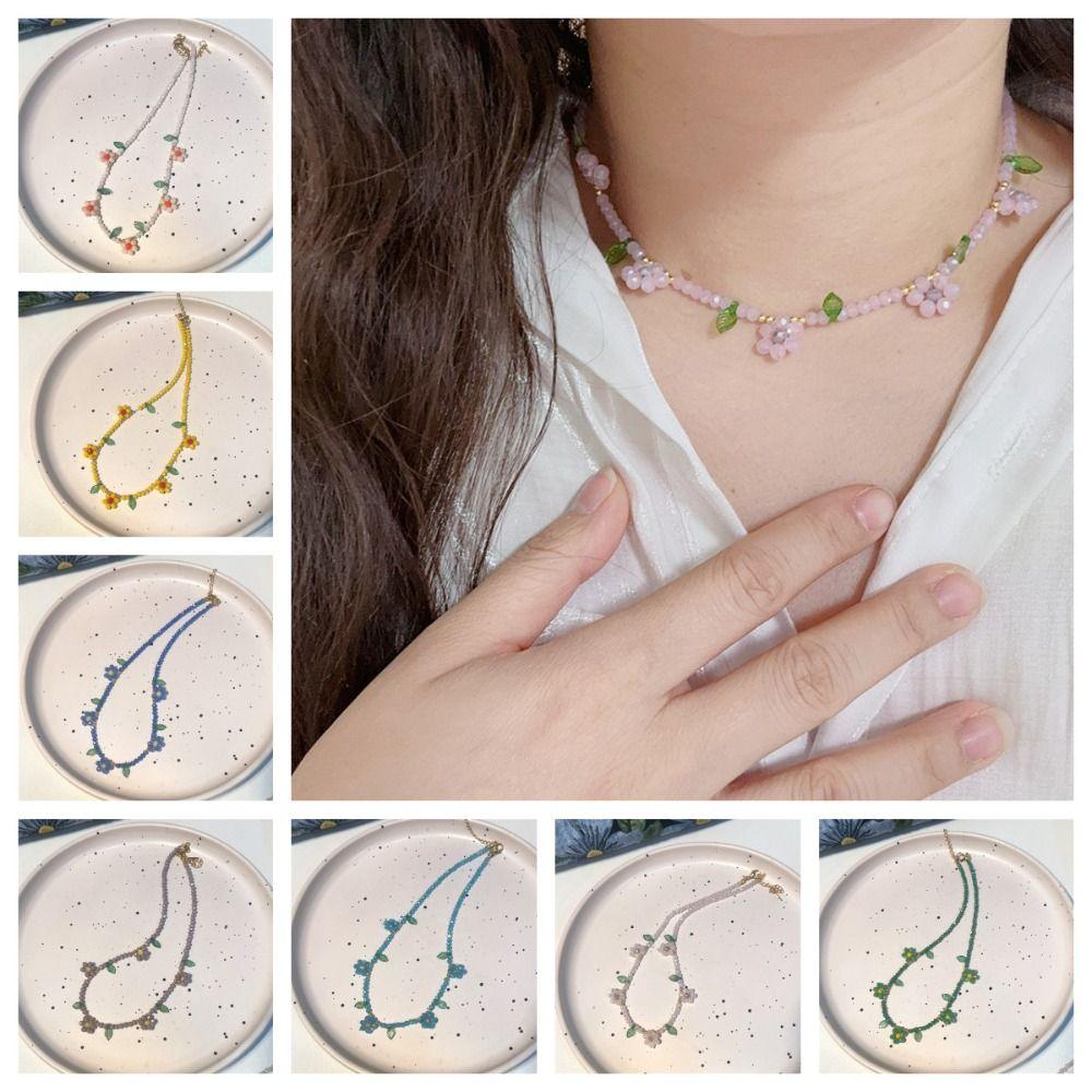 Dopamine Necklace Rainbow Bead Necklace Y2K Accessories Flower Choker Necklaces Aesthetic Necklace
Dopamine Necklace Rainbow Bead Necklace Y2K Accessories Flower Choker Necklaces Aesthetic Necklace