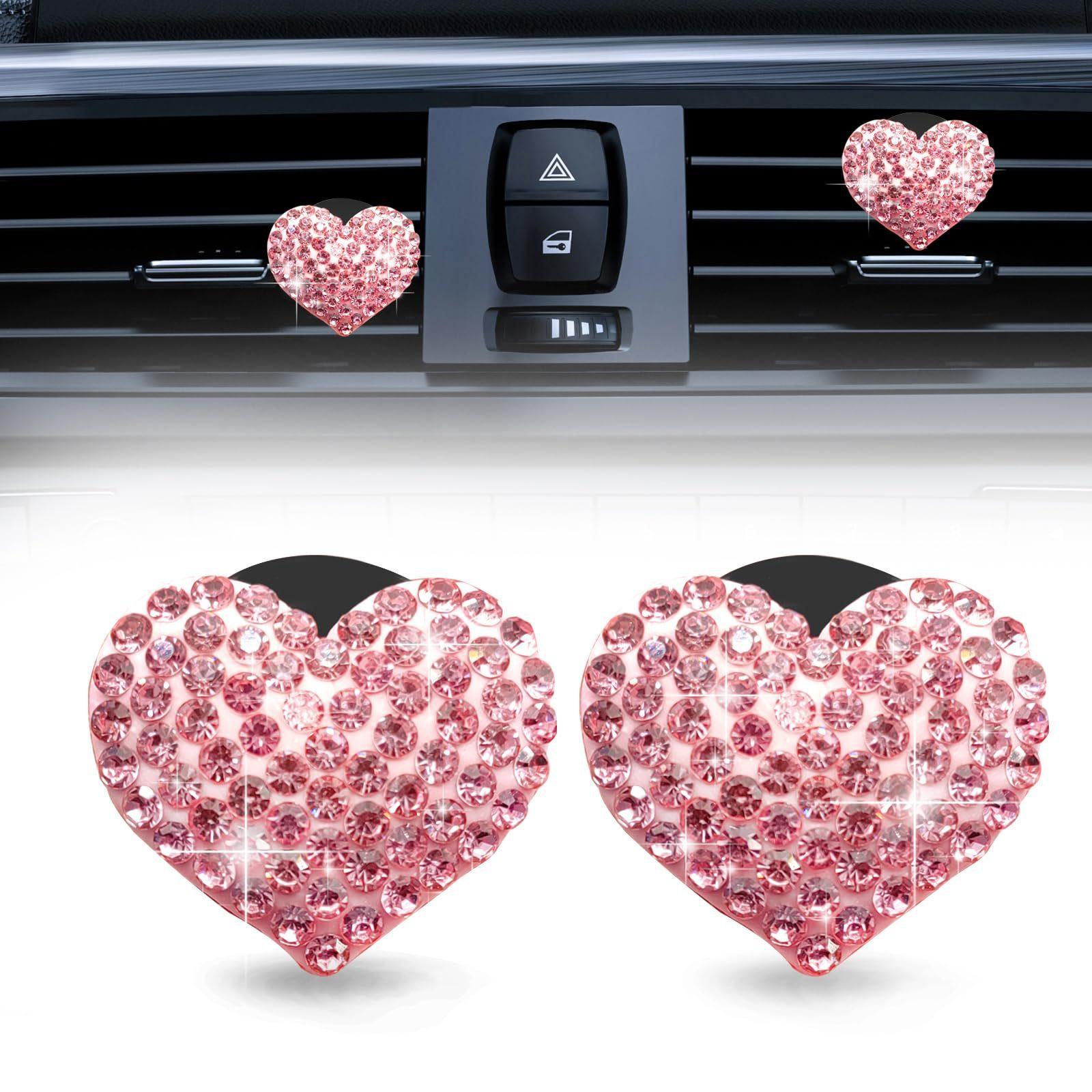 2PCS Car air outlet aromatherapy clip diamond rhinestone heart car air outlet perfume clip decoration
2PCS Car air outlet aromatherapy clip diamond rhinestone heart car air outlet perfume clip decoration