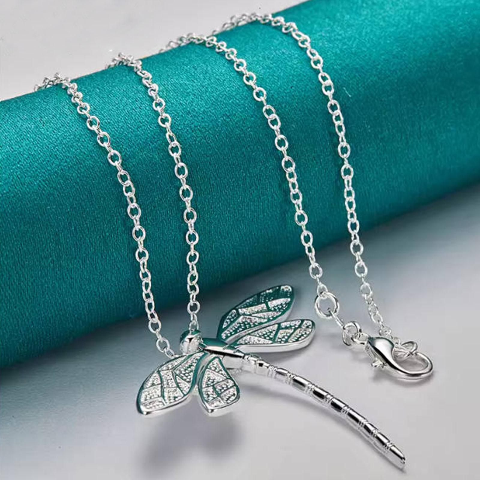 Copper 40-75cm Chain Big Dragonfly Pendant Necklace For Women Wedding Engagement Party Fashion Jewelry 45cm
Copper 40-75cm Chain Big Dragonfly Pendant Necklace For Women Wedding Engagement Party Fashion Jewelry 45cm