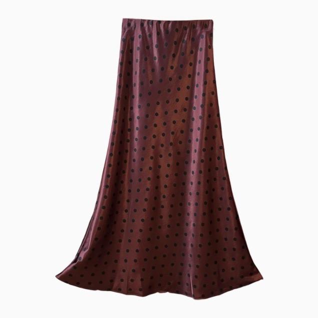 Qooth Ретро Трендовая Юбка Русалка в Горошек Женская Приталенная Миди Длины для Весны Лета QT2611 L красный
Qooth Ретро Трендовая Юбка Русалка в Горошек Женская Приталенная Миди Длины для Весны Лета QT2611 L красный