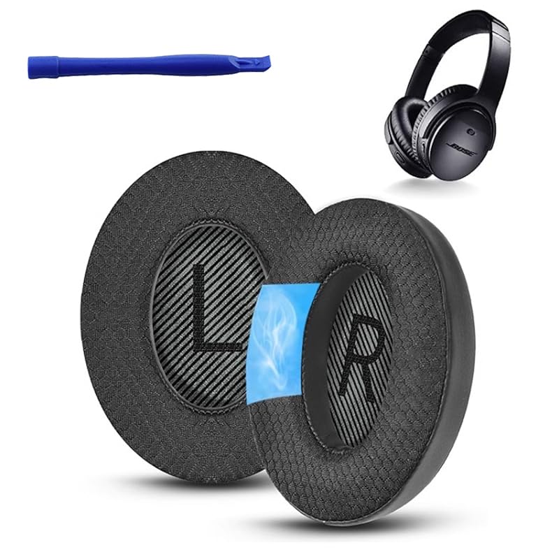 Bose QuietComfort 35 replacement ear pads 35/35II correspondence YAJOJO fingerprint prevention dirt prevention soft dustproof Washable (black)
Bose QuietComfort 35 replacement ear pads 35/35II correspondence YAJOJO fingerprint prevention dirt prevention soft dustproof Washable (black)