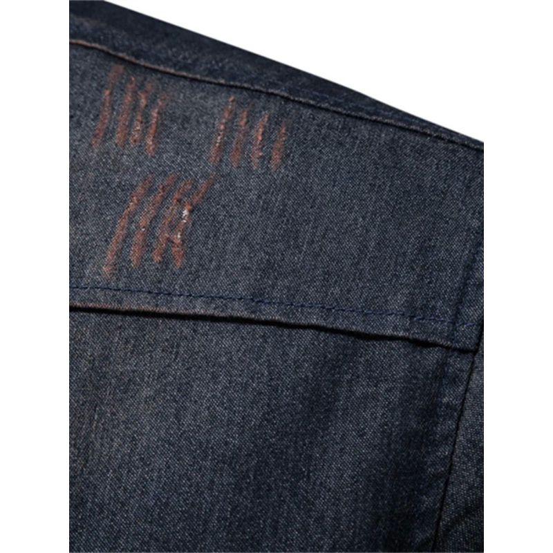 Solid Color Denim Non Ironing Pocket Shirt Pure Color Denim Pocket Shirt Black USA XXL 90-100kg
Solid Color Denim Non Ironing Pocket Shirt Pure Color Denim Pocket Shirt Black USA XXL 90-100kg