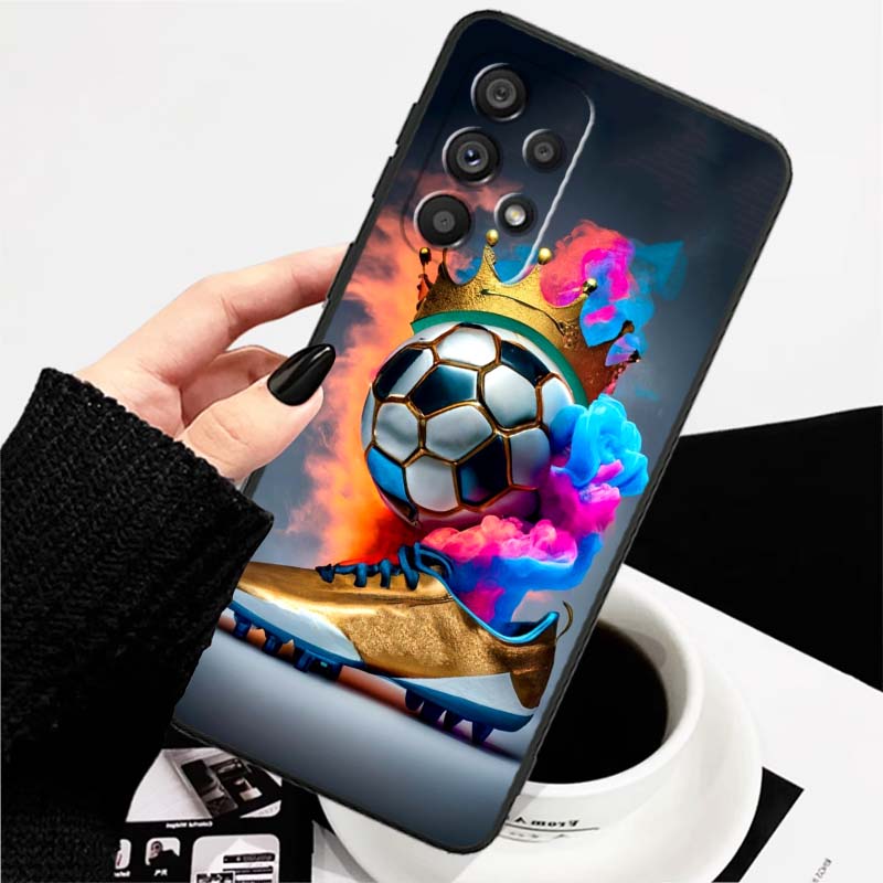 Fashionable football cool Phone Case For Samsung A73 A72 A71 A55 A54 A53 A52 A51 A13 A22 A16 A15 A12 A14 A26 A07 5G Black Galaxy A07 4G
Fashionable football cool Phone Case For Samsung A73 A72 A71 A55 A54 A53 A52 A51 A13 A22 A16 A15 A12 A14 A26 A07 5G Black Galaxy A07 4G