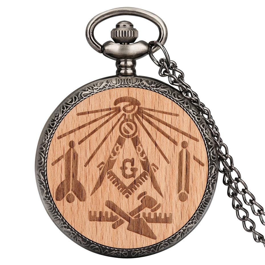 Wood Masonic Freemasonry Chrome Necklace Mason Retro Gray Quartz Pocket Watch Best Gifts for Freemason Dropshipping
Wood Masonic Freemasonry Chrome Necklace Mason Retro Gray Quartz Pocket Watch Best Gifts for Freemason Dropshipping