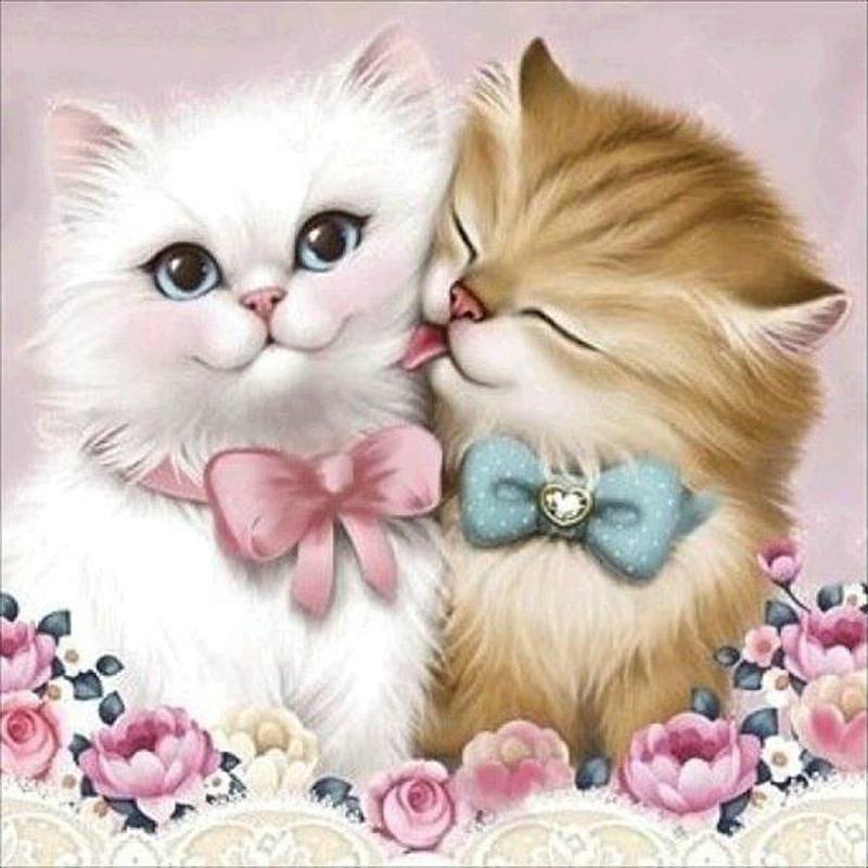 Картина 5D Diy Алмазный крест Stitch пара Cat раунд животных мозаика вышивка стразами
Картина 5D Diy Алмазный крест Stitch пара Cat раунд животных мозаика вышивка стразами