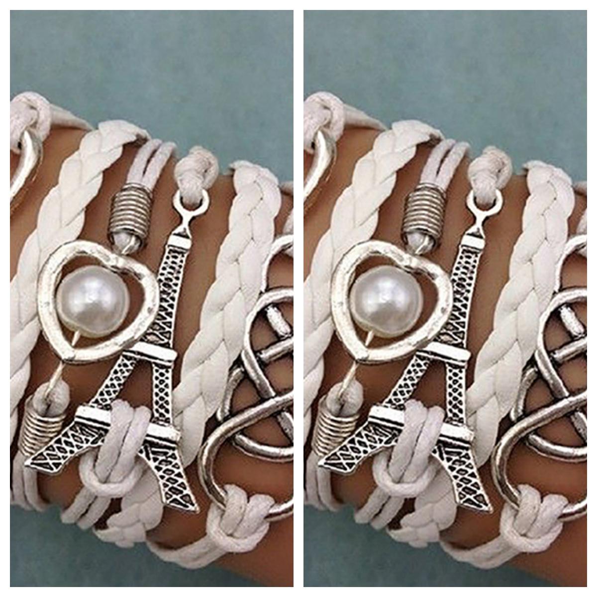 Женский браслет из 8 слов с символом плетеного многослойного сердца с башнями из искусственного жемчуга 2pcs белый
Женский браслет из 8 слов с символом плетеного многослойного сердца с башнями из искусственного жемчуга 2pcs белый