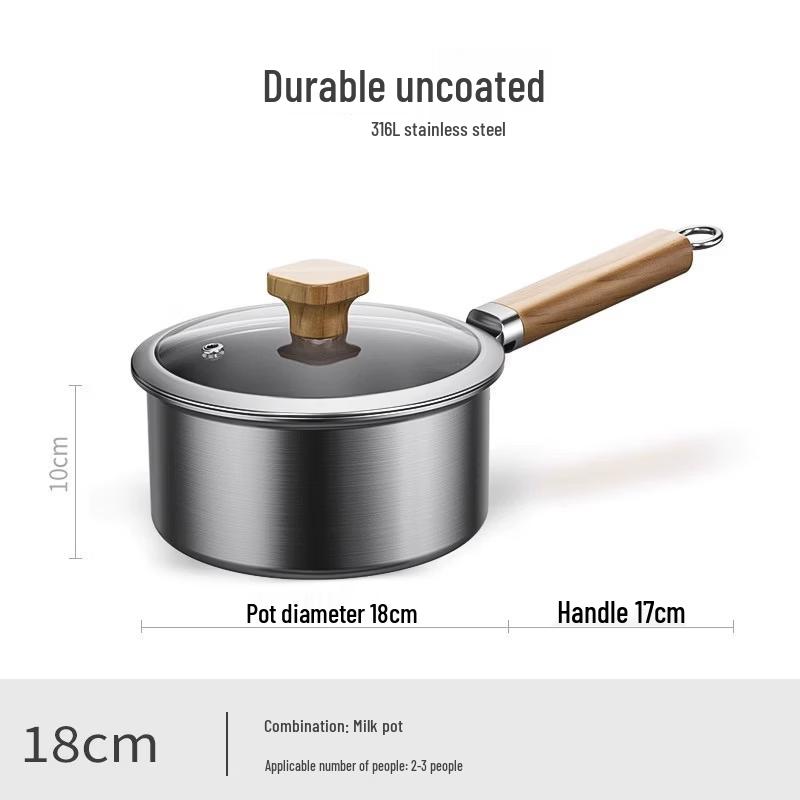 Zhishi 316L Stainless Steel Milk Pot
Zhishi 316L Stainless Steel Milk Pot