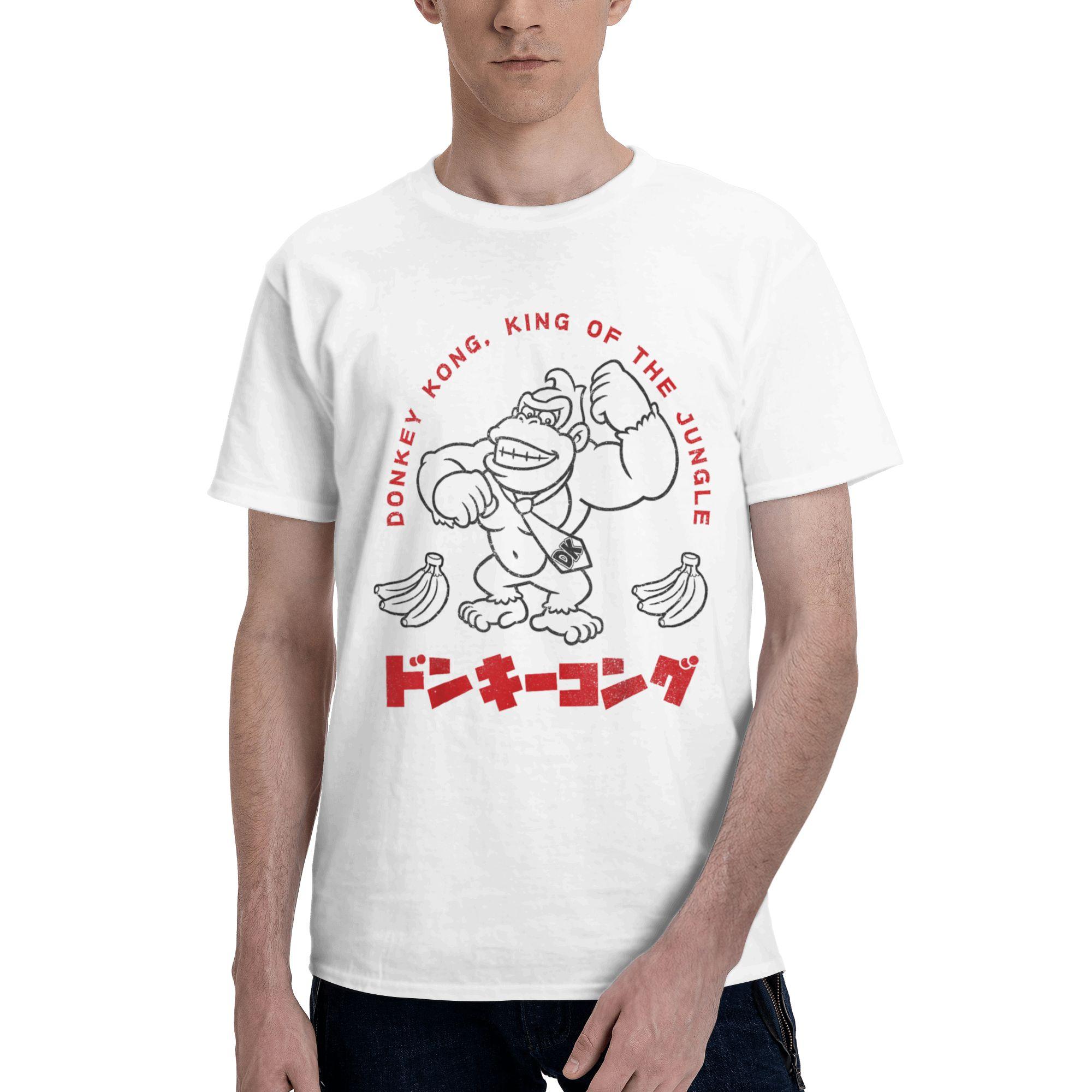 Casual Donkey Kong Game T-Shirts Men Women Round Neck Cotton T Shirts Short Sleeve Tee Shirt Plus Size Tops S
Casual Donkey Kong Game T-Shirts Men Women Round Neck Cotton T Shirts Short Sleeve Tee Shirt Plus Size Tops S