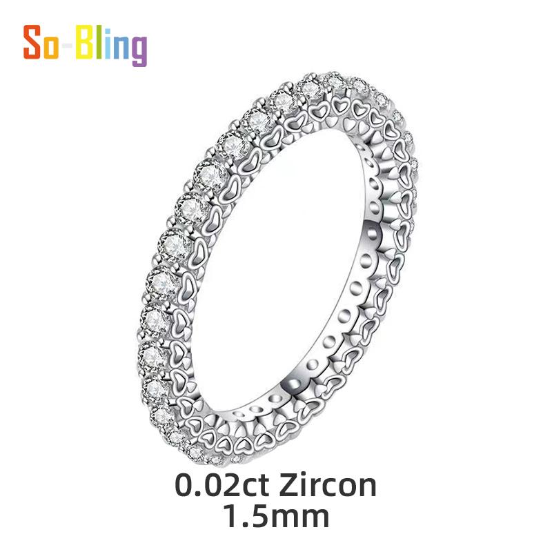 So-Bling S925 Silver Rings For Women Elegant Fine Cubic Zirconia Ring Bridal Wedding Engagement Women Trendy Jewelry 9
So-Bling S925 Silver Rings For Women Elegant Fine Cubic Zirconia Ring Bridal Wedding Engagement Women Trendy Jewelry 9