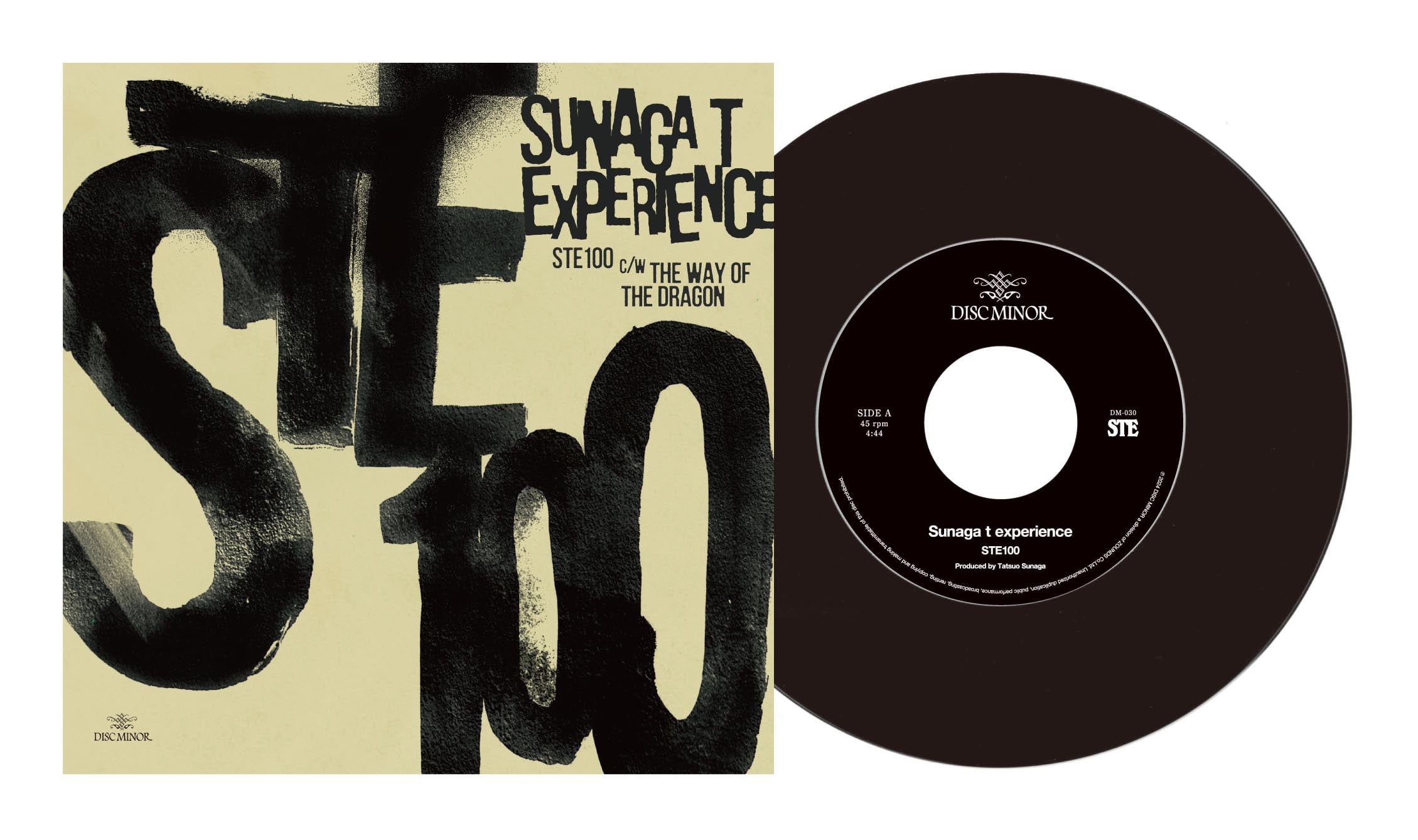 7inch Record SUNAGA T EXPERIENCE - STE100 / The Way Of The Dragon DM030 Disc minor 2025 Japan Jazz
7inch Record SUNAGA T EXPERIENCE - STE100 / The Way Of The Dragon DM030 Disc minor 2025 Japan Jazz